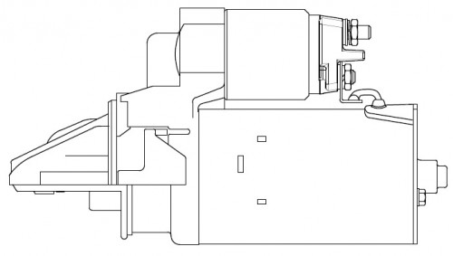 Стартер для автомобилей Ford Transit (11-)/Peugeot Boxer (11-)/Citroen Jumper (11-) 2.2TDCi 2,2кВт