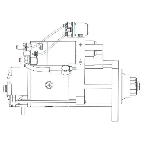 Стартер для автомобилей Volvo FM (05-) с дв. D13A400/D13A440 24В 7кВт