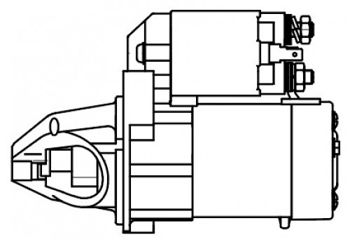 Стартер для автомобилей Mitsubishi Outlander III (12-) 2.0i 1,4кВт