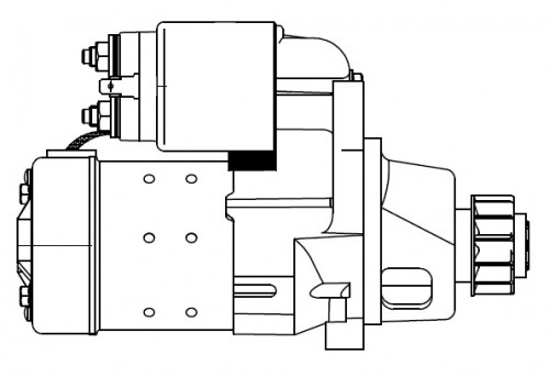 Стартер для автомобилей Nissan Teana J32 (08-) 2.5i 1,4кВт