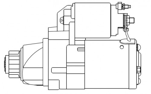 Стартер для автомобилей Nissan X-Trail T32 (14-)/Teana L33 (14-) 2.5i 1,4кВт