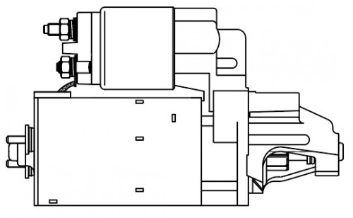Стартер для атомобилей VAG A6 (97-) 2.4i/2.8i/2.7T 1,4кВт