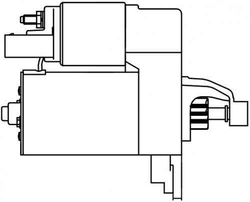 Стартер для автомобилей VAG A6 (11-)/A7 (10-)/Q5 (08-)/Q7 (08-) 2.8FSI 1,4кВт