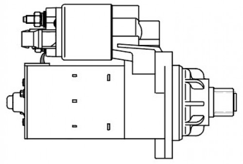 Стартер для автомобилей VAG Sharan (95-) 1.8T/2.0i 1,1кВт