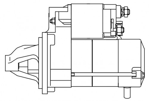 Стартер для автомобилей Toyota Mark II X90 (92-)/Chaser X90 (92-) 2.0i 1кВт