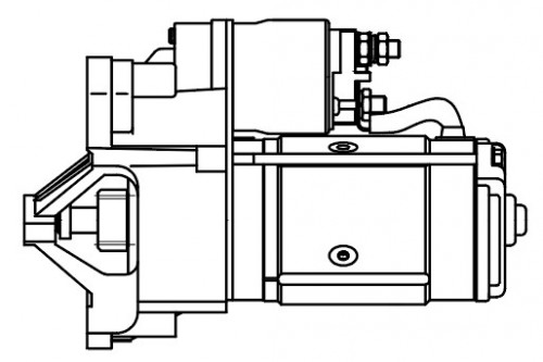 Стартер для автомобилей Peugeot Traveller (16-)/Citroen Spacetourer (16-) 2.0HDi AT 2,5кВт