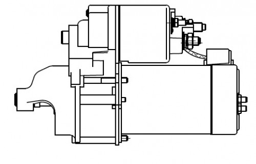 Стартер для автомобилей Peugeot Partner (08-)/Citroen Berlingo (08-) 1.6HDi 1,4кВт