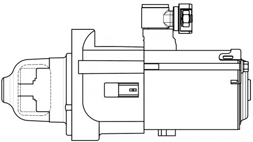 Стартер для автомобилей Honda CR-V (16-)/Civic (15-) 1.5T 1,6кВт