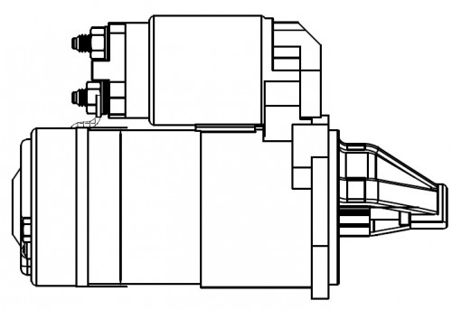 Стартер для автомобилей Mazda 323 (94-)/Demio (98-) 1.5i/1.6i/1.8i 1,2кВт