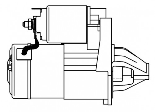 Стартер для автомобилей Mazda 626 (97-) 2.0i/Premacy (99-) 1.9i AT 1кВт