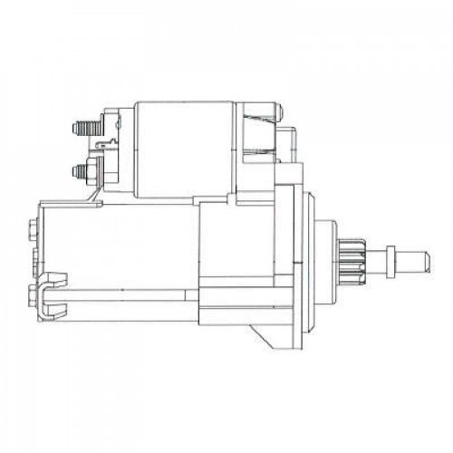 Стартер для автомобилей Chery Amulet (03-) 1.6i 1,3кВт