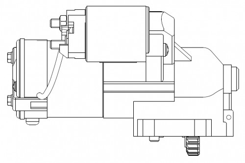 Стартер для автомобилей Geely Atlas (18-) 1.8T 1,4кВт