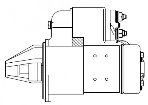 Стартер для автомобилей Haval F7 (17-)/F7x (19-)/H9 (15-) 2.0T 1,4кВт