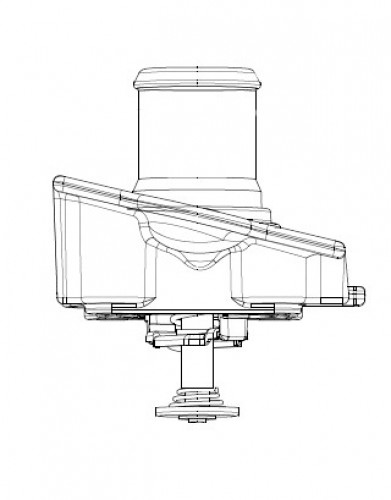 Термостат для автомобилей Fiat Ducato (Sollers-RUS) (08-) 2.3D (с алюминиевым корпусом)