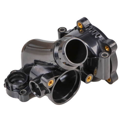 Корпус термостата для автомобилей VW Passat B6 (05-)/Skoda Octavia A5 (04-) 1.8T/2.0T (с пластиковым корпусом, с датчиком)