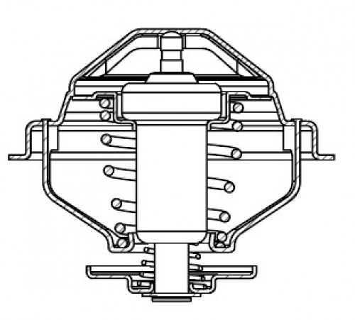 Термостат для автомобилей Audi A6 C4 (94-)/A6 (C5) (97-) 2.4i/2.6i/2.7i/2.8i (87°C) (термоэлемент)