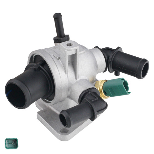 Термостат для автомобилей Opel Astra H (04-)/Corsa D (06-)/Fiat Doblo (05-) 1.3d (88°С) (с корпусом и датчиком)