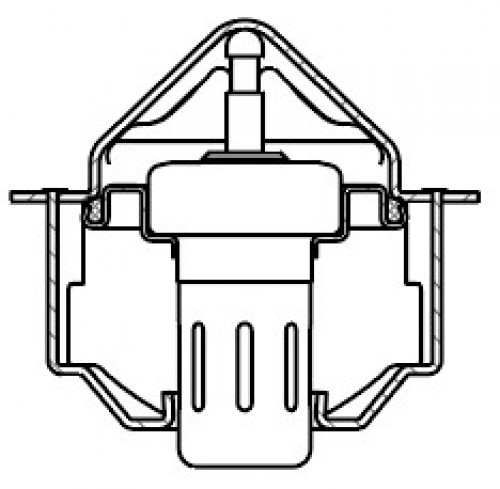 Термостат для автомобилей Great Wall Hover H5 (05-)/H3 (10-) 2.0i/2.4i (82°С) (термоэлемент)