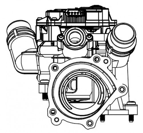 Термостат для автомобилей TANK 300 (21-) 2.0T (с корпусом)