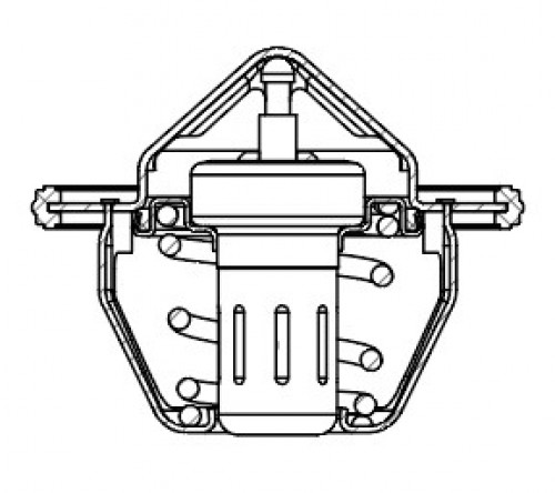 Термостат для автомобилей TANK 500 (21-) 3.0T (88°С) (термоэлемент)