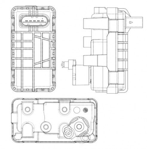 Актуатор турбокомпрессора для а/м Ford Transit (11-) 2.2D (тип GTB1749V)