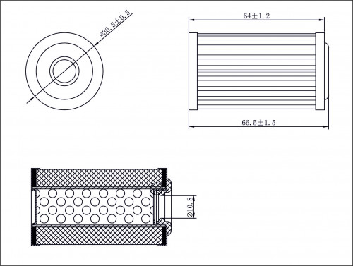 Фильтр АКПП для а/м Лада Vesta (15-)/XRay (16-)/Nissan Qashqai (06-) [JF015] картридж