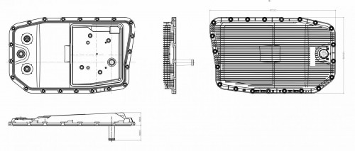 Фильтр АКПП для а/м Land Rover Discovery III (04-)/BMW X5 E70 (06-) [ZF 6HP26/28]
