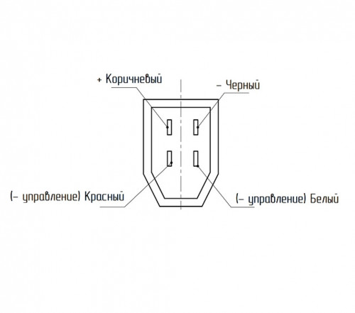 Кран отопителя электрический для автомобилей ГАЗель (3 патрубка) (бессальниковая конструкция)