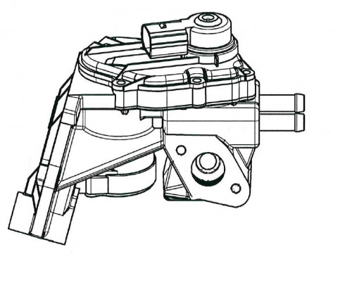 Клапан EGR (рециркуляции отработавших газов) для автомобилей VW Passat (05-) 2,0i