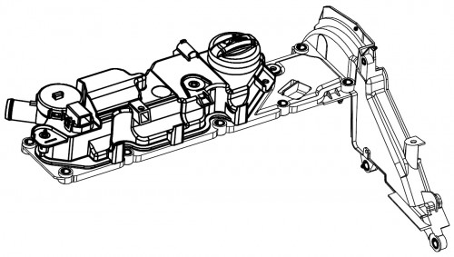 Крышка клапанная для а/м Citroen Jumpy (06-)/Peugeot Partner (08-) 1.6D