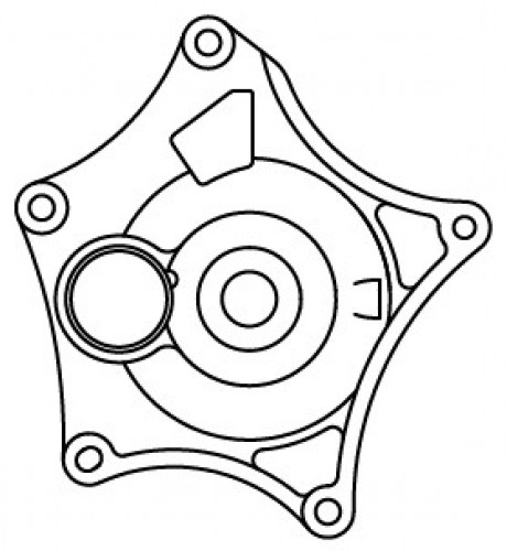 Насос водяной для автомобилей Chevrolet Malibu (15-) 1.5T