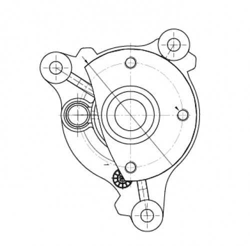 Насос водяной для автомобилей Hyundai Solaris II (17-)/Kia Rio IV (17-)/CEED (18-) 1.4i [G4LC]