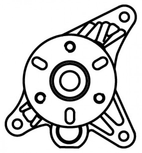 Насос водяной для автомобилей Land Rover Discovery IV (09-)/Range Rover Sport I (05-) 3.0D