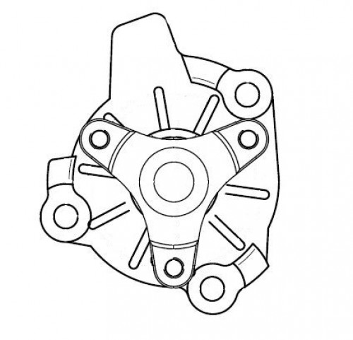 Насос водяной для а/м Nissan Pathfinder/Navara (05-)/Infiniti QX70 (10-) 3.0d [V9X]