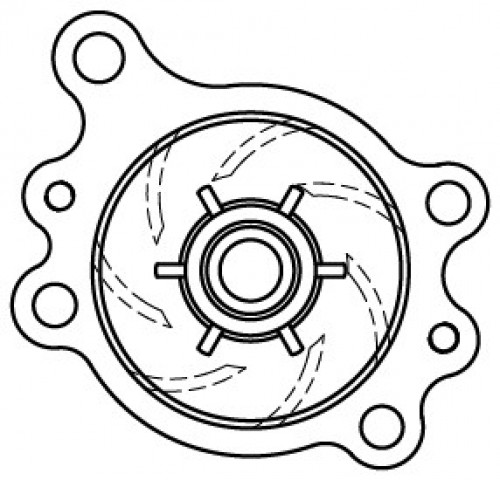 Насос водяной для автомобилей BMW 3 (E36) (90-)/(E46) (98-) 1.6i/1.8i/1.9i [M42/M43/M44]