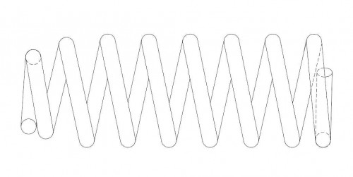 Комплект пружин подвески для автомобилей Kia Sorento (02-)/(06-) (передняя ось) (2 шт.)