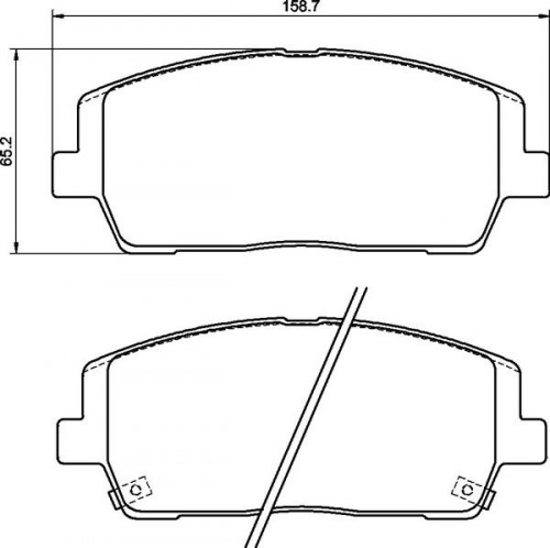Колодки тормозные дисковые передние (керамические) для автомобилей Hyundai Santa Fe (18-) / Kia Sorento III (14-) R18 [серия PRO]