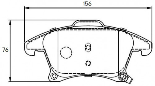 Колодки тормозные дисковые передние (керамические) для автомобилей Ford Mondeo V (15-) / S-Max (15-) [серия PRO]