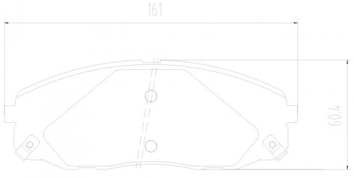 Колодки тормозные дисковые передние для автомобилей Kia Carnival (18-)