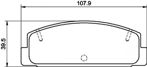 Колодки тормозные дисковые задние (керамические) для автомобилей Mazda 6 (07-) [серия PRO]