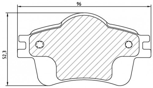 Колодки тормозные дисковые задние для автомобилей Jetta VA3 (19-)