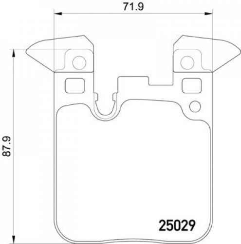 Колодки тормозные дисковые задние для автомобилей BMW 1 (F20/21) (11-) / 3 (F30/31) (11-) (M-Technics) (в комплекте с датчиком) износа