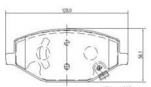 Колодки тормозные дисковые передние для автомобилей Geely Coolray (18-)