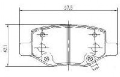 Колодки тормозные дисковые задние для автомобилей Geely Coolray (18-) / Belgee X50 (23-)