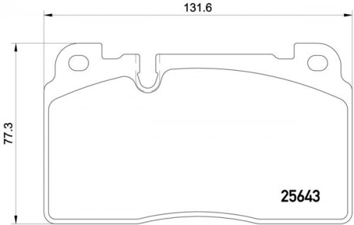 Колодки тормозные дисковые передние для автомобилей Audi A6 (11-) / A7 (10-) / Q5 (08-) (в комплекте с 2-мя датчиками)
