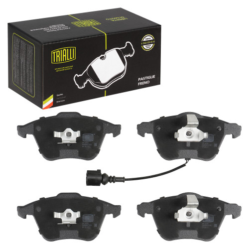 Колодки тормозные дисковые передние для автомобилей VW Passat (05-) / Audi A3 (03-) / Skoda Superb (08-) (в комплекте с датчиком)