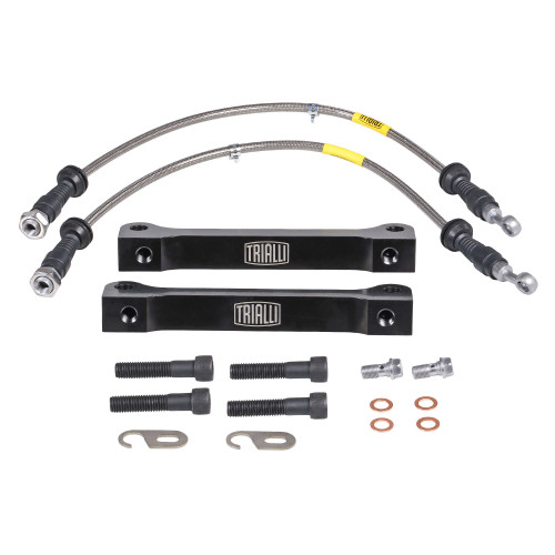 Комплект тормозов для автомобилей Toyota Land Cruiser 200 (07-) / (12-) / (15-) передний (R18) (суппорт+диск+колодка+шланг)