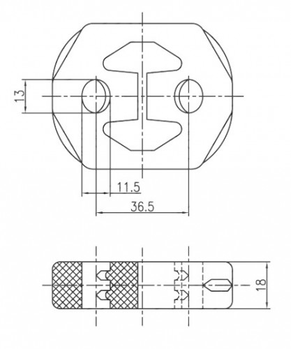 Подвес (подушка) глушителя для автомобилей VW Touran (03-)/Golf (03-) (1 шт.)