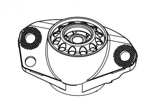 Опора амортизатора для автомобиля VW Polo Sedan (10-)/Skoda Rapid (12-) (задняя)