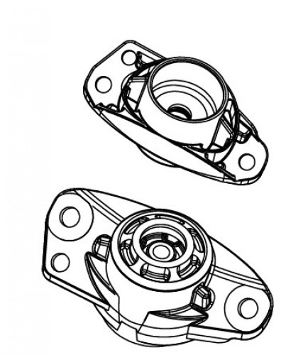 Опора амортизатора для автомобилей VW Jetta (05-)/Golf V (03-)/Golf VI (08-) (задняя)